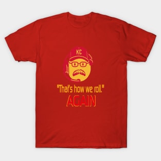 andy reid frozen Mustache T-Shirt